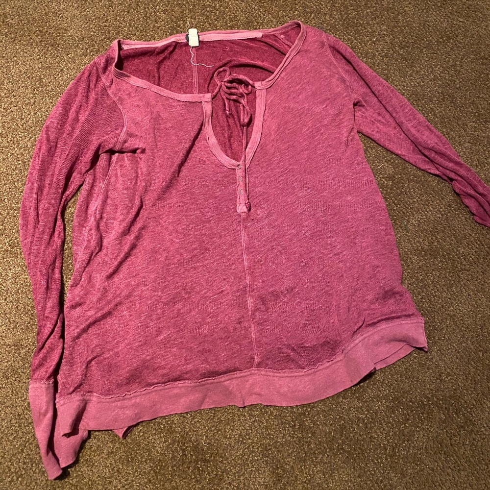Light pull over free people top